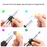 Lade das Bild in den Galerie-Viewer, JCMaster EU400-436M1, Profi Nagelfräser JD400 30000 U/min für Maniküre Pediküre, Keine Vibration, Kein Lärm, Schwarz JCMaster-Beauty