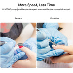 Lade das Bild in den Galerie-Viewer, JCMaster EU400-436M1, Profi Nagelfräser JD400 30000 U/min für Maniküre Pediküre, Keine Vibration, Kein Lärm, Schwarz JCMaster-Beauty