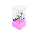 Load the image into the gallery viewer, JCMASTER® 5x Premium Keramik Bits Inkl. 1x Bürstenbit Maniküre/Pediküre/Hornhaut Professionelles Schleifkörper Set Für Nagelfräser JCMASTER