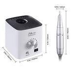 Load the image into the gallery viewer, Nagelfräser + Keramik Bits JCMASTER® Premium Set 30.000 U/min Gelnägel & Acrylnägel Inkl Aufsätze Fußpflegegerät Stufenlose Regulierung, Elektrische Nagelfeile, Maniküre ≫EasyPro+≪ JCMASTER