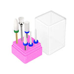 Load the image into the gallery viewer, JCMASTER® 5x Premium Keramik Bits Inkl. 1x Bürstenbit Maniküre/Pediküre/Hornhaut Professionelles Schleifkörper Set Für Nagelfräser JCMASTER
