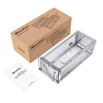 Cargue la imagen en el visor de la galería, RatzFatz® XXL Lebendfalle Für Alle Kleintiere, Wiederverwendbar, Draußen & Drinnen, silber RatzFatz