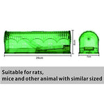 Cargue la imagen en el visor de la galería, RatzFatz® Premium Mausefalle Lebendfalle Wiederverwendbar Für Außen und Innen, Innovativer Mechanismus, MBG-01 RatzFatz