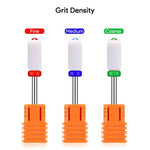 Load the image into the gallery viewer, JCMASTER® Premium Keramik Aufsätze longlife Bits 2.35mm Nagelfräser Crystal Gelnägel Medium Schleifen Acryl Maniküre, Pediküre Nageldesign Schleifkörper Acrylnägel, verschiedene Stärken JCMASTER