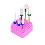 Load the image into the gallery viewer, JCMASTER® 5x Premium Keramik Bits Inkl. 1x Bürstenbit Maniküre/Pediküre/Hornhaut Professionelles Schleifkörper Set Für Nagelfräser JCMASTER