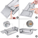 Cargue la imagen en el visor de la galería, RatzFatz® 2x Lebendfalle Premium Mausefalle, Köder, Rattenfalle, Groß, XL, Profi, Garten & Haus, Tierfalle Set, ua Hasen & Hamster, Mehrfach, Lebend, Jagd, Käfig, Box, Aussen, Kastenfalle RatzFatz