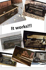 Cargue la imagen en el visor de la galería, RatzFatz® 2x Lebendfalle Mausefalle, Rattenfalle, ● Sieger 2021 ● XXL, Profi, Garten & Haus, Tierfalle Set, ua Hasen & Hamster, Sensibilität einstellbar, Mehrfach, Lebend, Jagd, Käfig RatzFatz