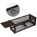 Cargue la imagen en el visor de la galería, RatzFatz® XXL Lebendfalle Für Alle Kleintiere, Einstellbare Sensibilität, Wiederverwendbar, Draußen & Drinnen, braun RatzFatz