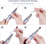 Załaduj obraz do przeglądarki galerii, JCMaster TouchPro+ Premium Nagelfräser 35000 Umin, Touchfunktion, 4x Bits inkl. 2022 Modell JCMaster-Beauty