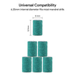 Lade das Bild in den Galerie-Viewer, JCMaster GSB100F, 100x Premium Nagelfräser Schleifhülsen, Fein 240 Schleifbänder, Maniküre/Pediküre/Hornhaut, Fusspflege, elektrische Nagelfeilen JCMaster-Beauty