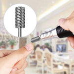 Carica l'immagine nel visualizzatore della galleria, JCMaster MCA415C5, Profi Hartmetall Bit zylinderförmig, Crystal, grob, Standardmaße JCMaster