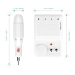 Carica l'immagine nel visualizzatore della galleria, JCMaster 6MCE1, Nagelfräser 6MW + 4x Diamant Aufsätze + 1x Profi Keramik Bit - neuste Generation JCMaster